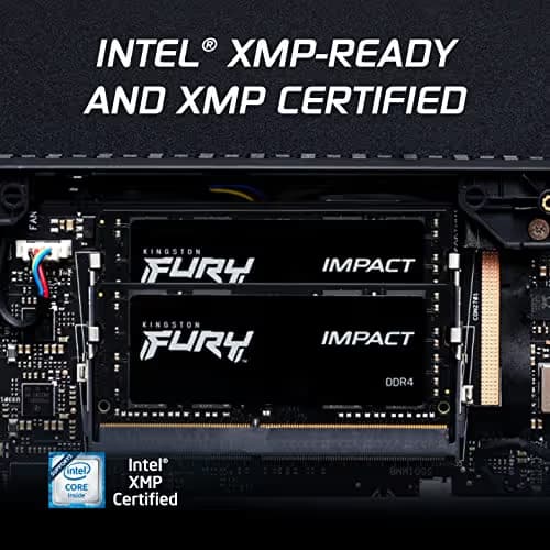 Kingston FURY Impact Black SODIMM DDR4-3200 CL20 32GB (2x16GB) image