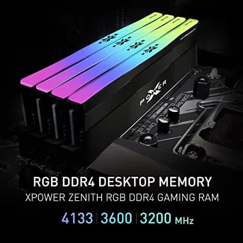 Silicon Power XPOWER Zenith RGB Gaming Black DDR4-3600 CL18 32GB (2x16GB) image