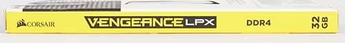 Corsair Vengeance LPX Black / Yellow DDR4-4000 CL18 32GB (2x16GB) image