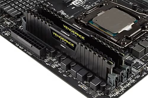 Corsair Vengeance LPX Black / Yellow DDR4-4000 CL18 32GB (2x16GB) image