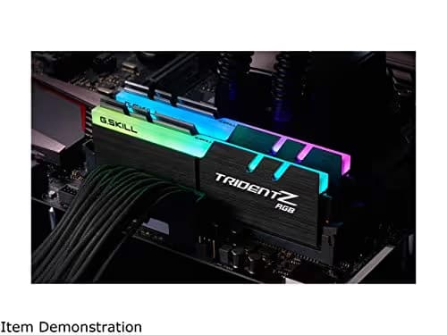 G.Skill Trident Z RGB Black DDR4-3200 CL16 64GB (2x32GB) image