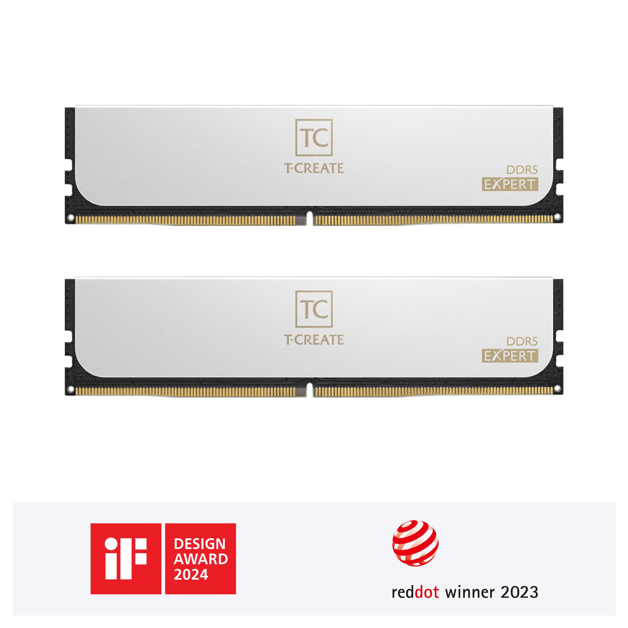 TEAMGROUP T-Create Expert 48GB (2x24GB) DDR5-7600 CL36 White image