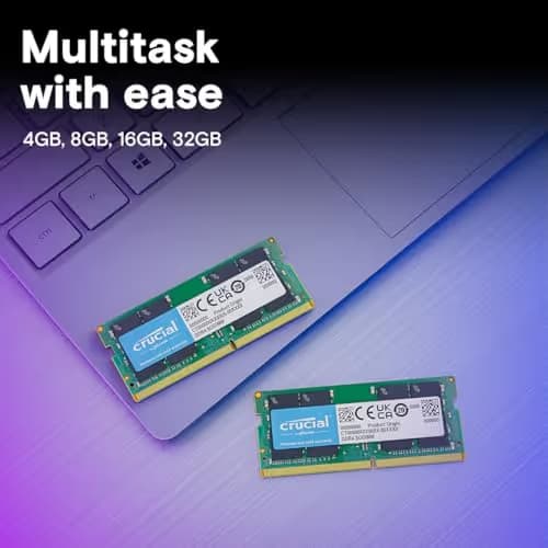 Crucial CT8G4SFS824A Green / Black SODIMM DDR4-2400 CL17 8GB (1x8GB) image