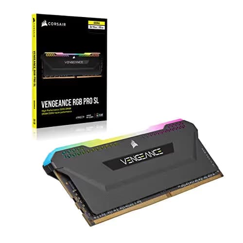 Corsair Vengeance RGB Pro SL Black DDR4-3600 CL16 16GB (2x8GB) image