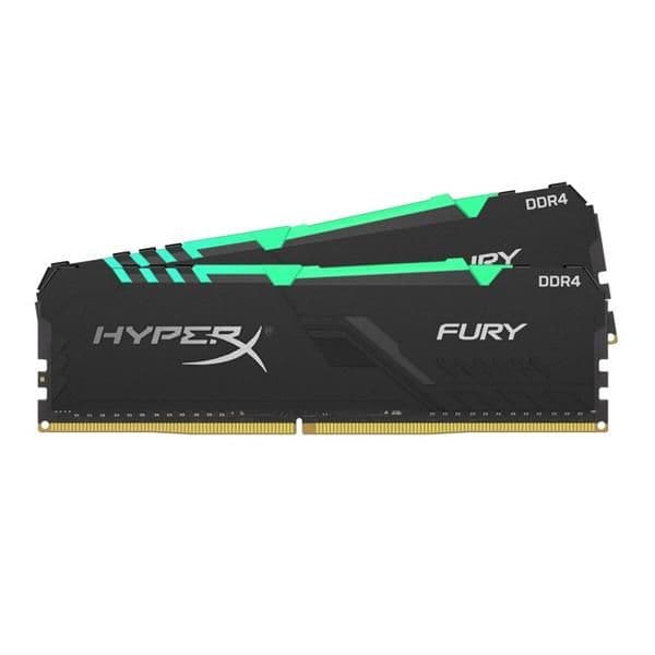 Kingston HyperX Fury RGB Black / Silver DDR4-3733 CL19 32GB (2x16GB) image
