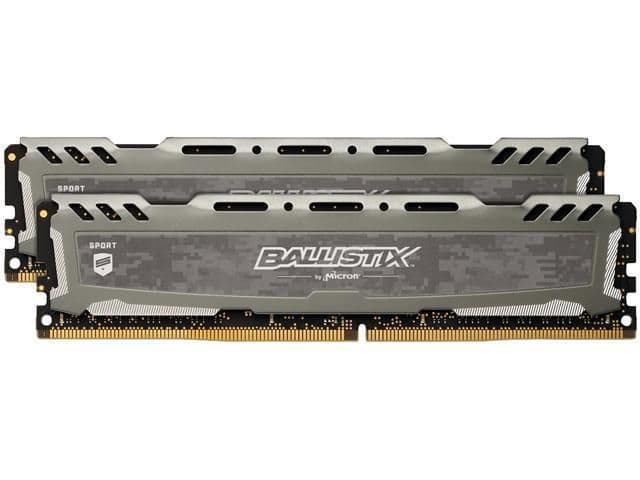 Crucial Ballistix Sport LT Silver / Black DDR4-3200 CL16 32GB (2x16GB) main image