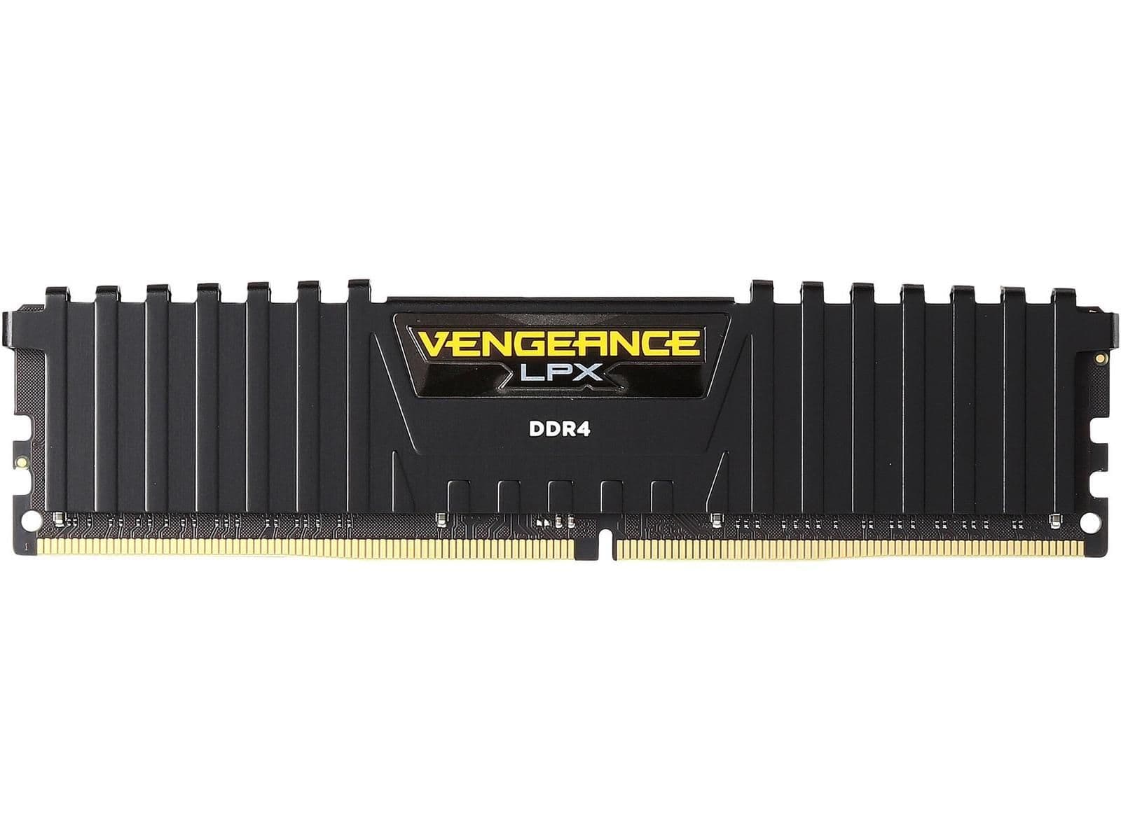 Corsair Vengeance LPX Black / Yellow DDR4-2400 CL16 32GB (1x32GB) image