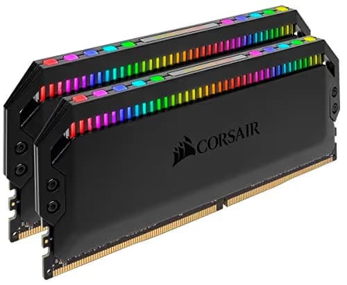 Corsair Dominator Platinum RGB Black DDR4-3200 CL16 64GB (2x32GB) image