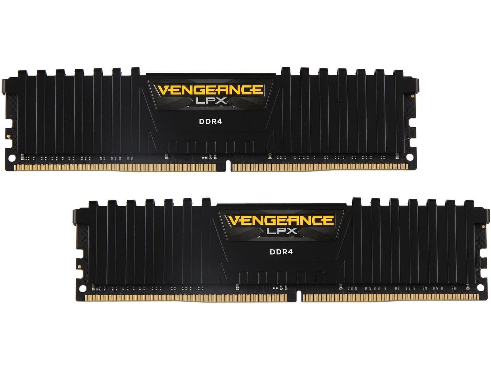 Corsair Vengeance LPX Black / Yellow DDR4-4000 CL19 32GB (2x16GB) image