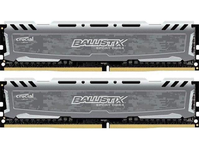 Crucial Ballistix Sport LT DDR4-2400 CL16 8GB (2x4GB) image