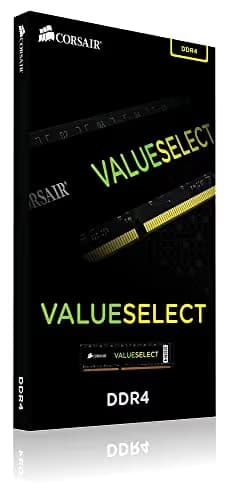 Corsair ValueSelect Black / Yellow DDR4-2666 CL18 8GB (1x8GB) image