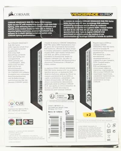 Corsair Vengeance RGB Pro Black DDR4-2933 CL16 32GB (2x16GB) image