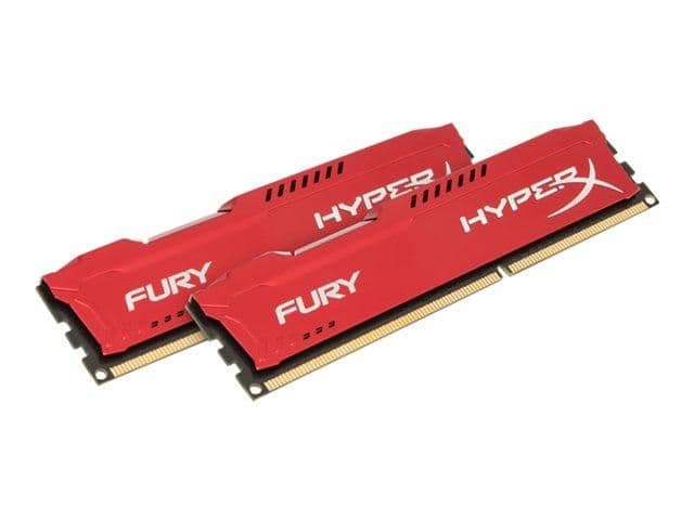 Kingston HyperX Fury Red / Silver DDR3-1866 CL10 8GB (2x4GB) image
