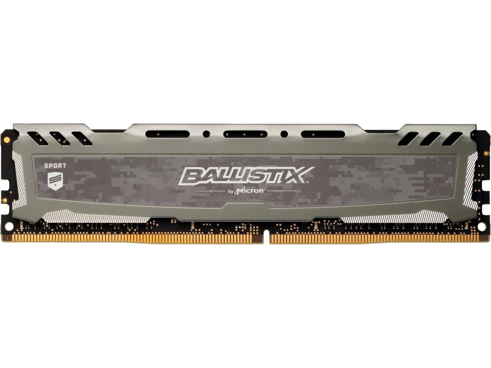 Crucial Ballistix Sport LT Gray DDR4-2666 CL16 8GB (1x8GB) image