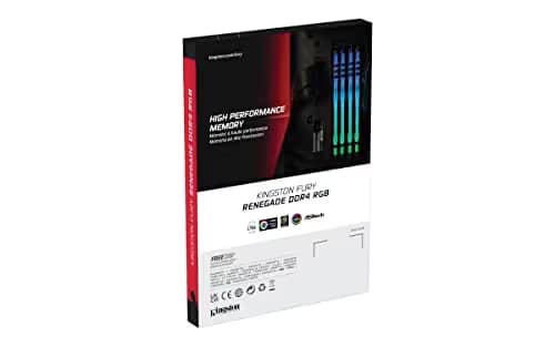 Kingston Fury Renegade RGB Black / Silver DDR4-3600 CL16 64GB (4x16GB) image