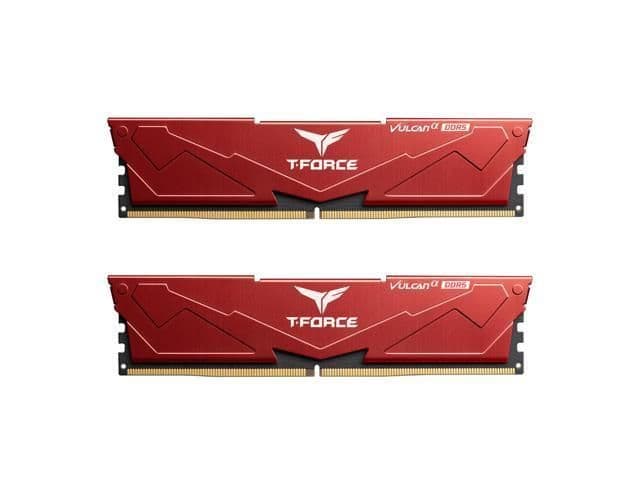 TEAMGROUP T-Force Vulcanα Red DDR5-6000 CL38 32GB (2x16GB) image