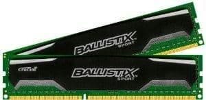 Crucial Ballistix Sport Black / Silver DDR3-1600 CL9 8GB (2x4GB) main image