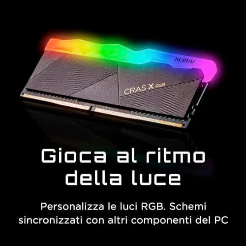 Klevv CRAS X RGB Black DDR4-3600 CL18 32GB (2x16GB) image