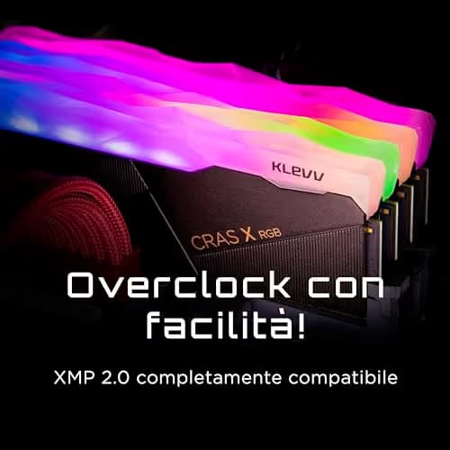Klevv CRAS X RGB Black DDR4-3600 CL18 32GB (2x16GB) image