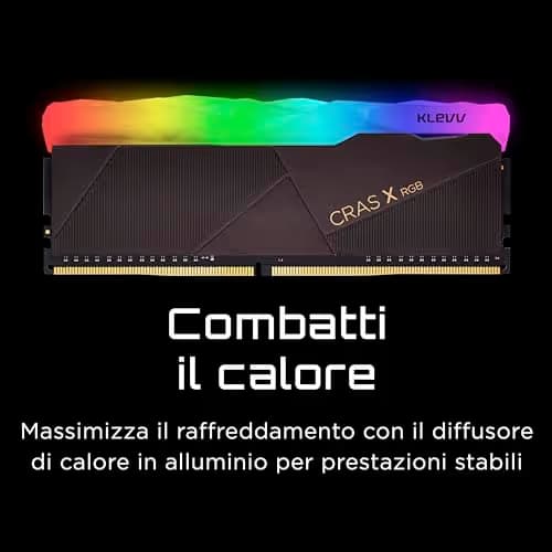 Klevv CRAS X RGB Black DDR4-3600 CL18 32GB (2x16GB) image