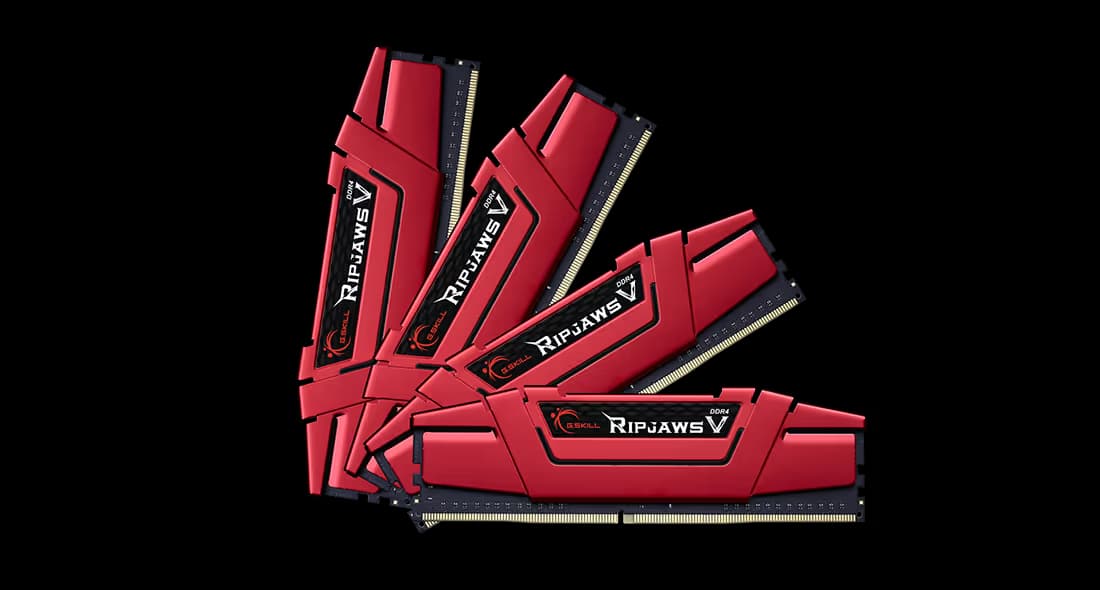 G.Skill Ripjaws V Red DDR4-4000 CL18 32GB (4x8GB) image
