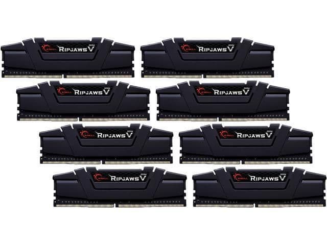 G.Skill Ripjaws V Black DDR4-3600 CL18 256GB (8x32GB) main image