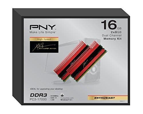 PNY MD16384KD3-2133-X11 Black / Red DDR3-2133 CL11 16GB (2x8GB) main image