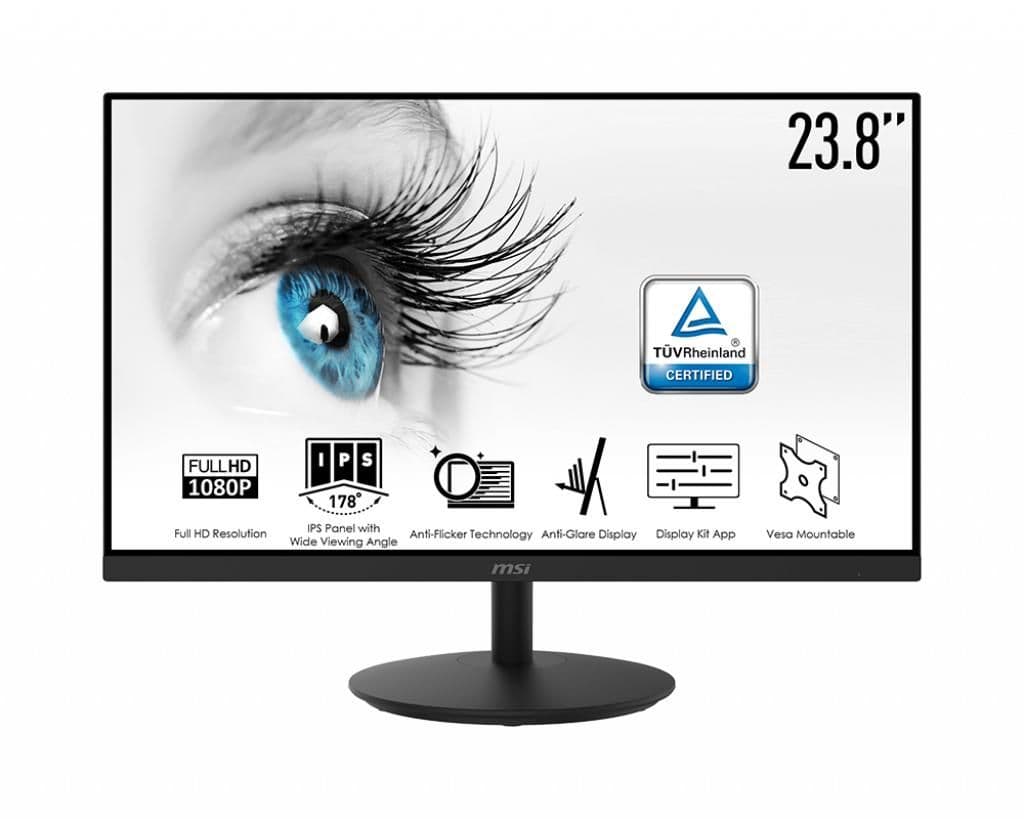 MSI PRO MP242 23.8" 1080p 75Hz IPS Monitor image
