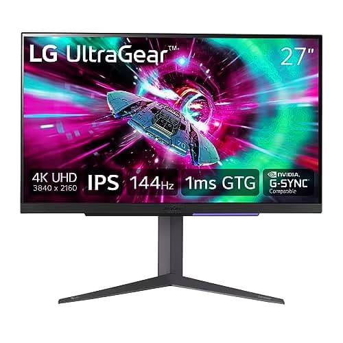 LG UltraGear 27GR93U-B 27" 4K 144Hz IPS Monitor image