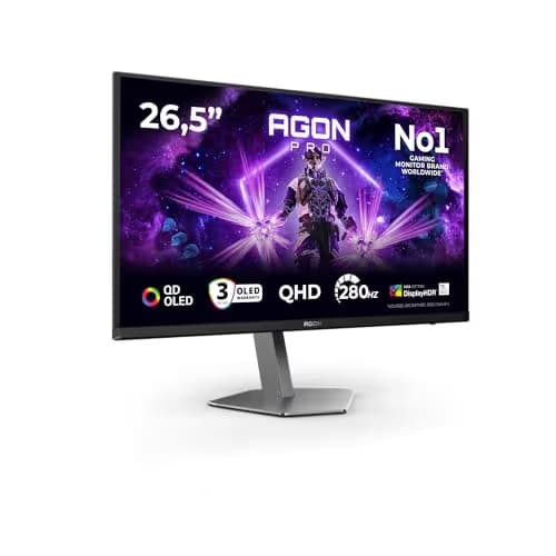 AOC Agon PRO AG276QZD2 26.7" 1440p 240Hz QD-OLED Monitor image