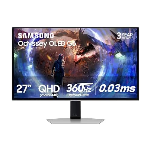 Samsung Odyssey G60SD 27" 1440p 360Hz QD-OLED Monitor main image