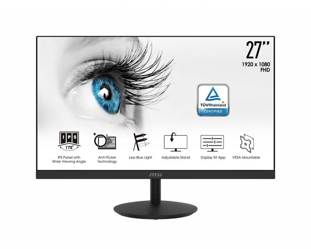 MSI PRO MP271 27" 1080p 75Hz IPS Monitor image