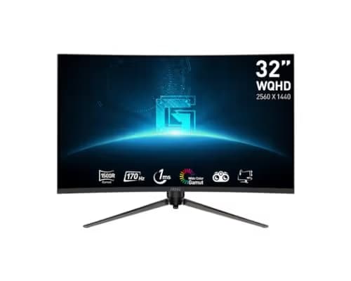 MSI G32CQ5P 31.5" 1440p 170Hz VA Curved Monitor main image