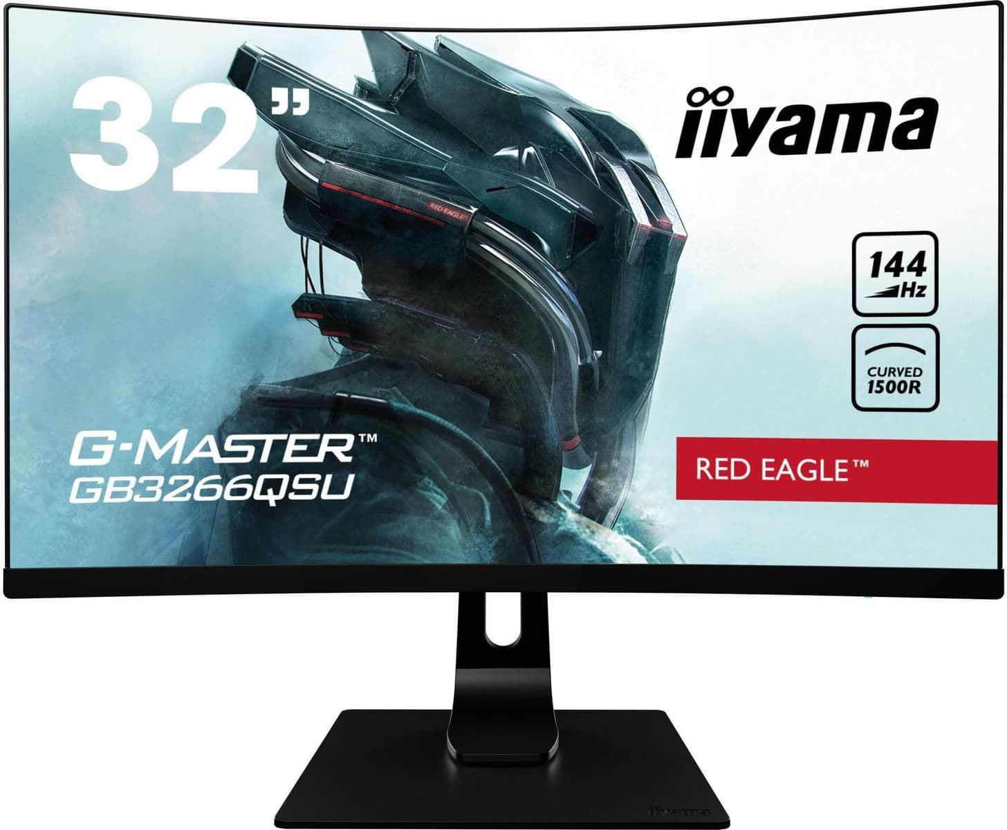 iiyama G-Master GB3266QSU-B1 31.5" 1440p 144Hz VA Curved Monitor main image