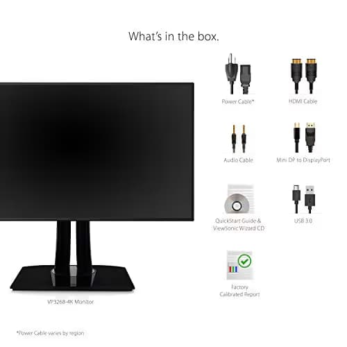 ViewSonic VP3268-4K 31.5" 4K 60Hz IPS Monitor image