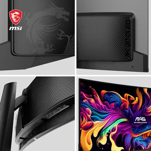 MSI MAG 341CQP 34" 3440x1440 175Hz QD-OLED Curved Monitor image