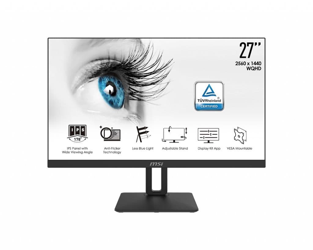 MSI PRO MP271QP 27" 1440p 60Hz IPS Monitor main image