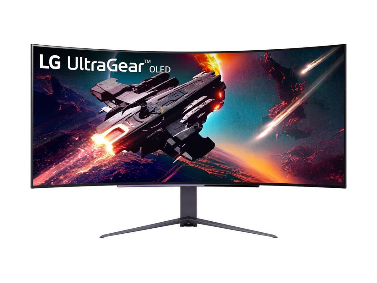 LG UltraGear 45GS96QB-B 44.5" 3440x1440 240Hz OLED Curved Monitor main image
