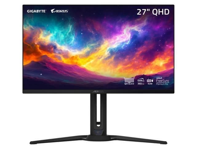 Gigabyte AORUS FO27Q3 27" 1440p 360Hz QD-OLED Monitor image