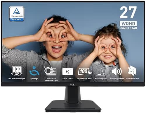 MSI PRO MP275Q 27" 1440p 100Hz IPS Monitor main image