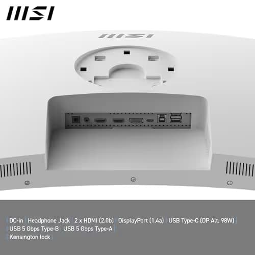 MSI Modern MD342CQPW 34" 3440x1440 120Hz VA Curved Monitor image