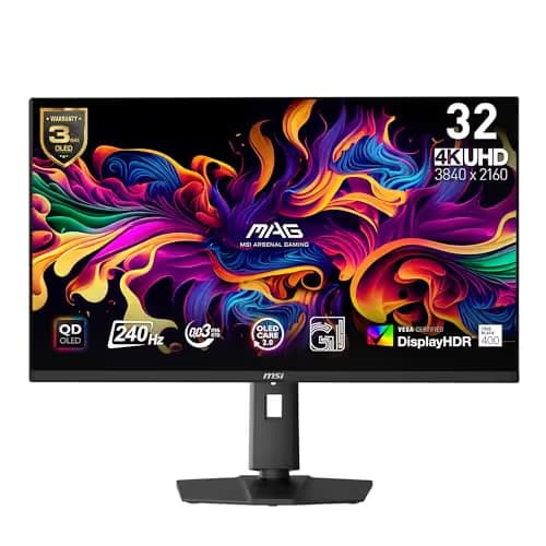 MSI MAG 321UPX 31.5" 4K 240Hz QD-OLED Monitor main image