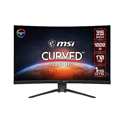 MSI MAG 325CQRF-QD 31.5" 1440p 170Hz VA Curved Monitor image