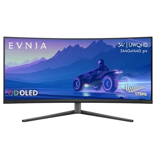 Philips Evnia 34M2C6500 34" 3440x1440 175Hz QD-OLED Curved Monitor image