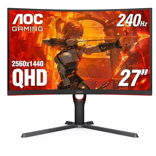 AOC CQ27G3Z 27" 1440p 240Hz VA Curved Monitor image