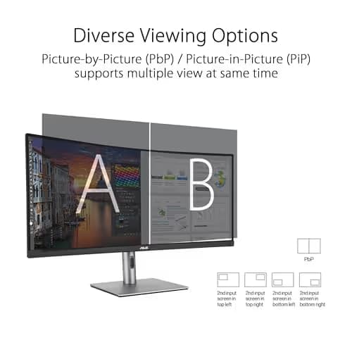 Asus ProArt Display PA34VCNV 34.1" 3440x1440 60Hz IPS Curved Monitor image