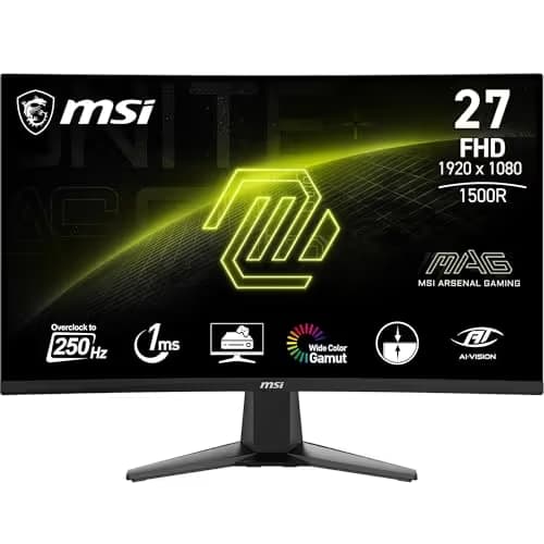 MSI MAG27C6X 27" 1080p 250Hz VA Monitor image