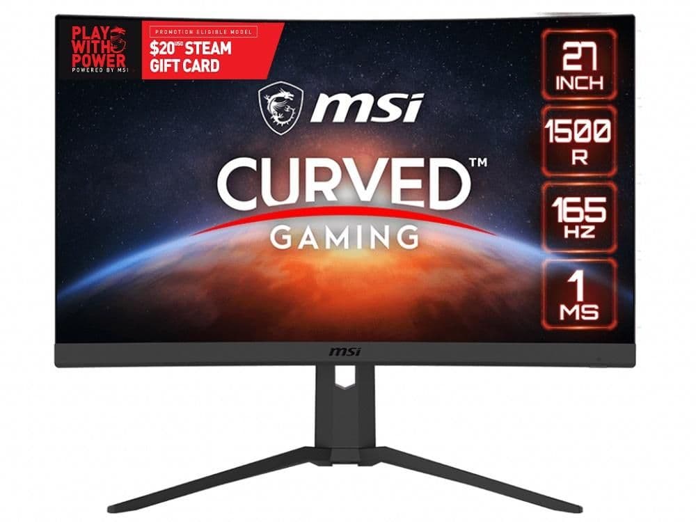 MSI Optix G27CQ4P 27" 1440p 165Hz VA Curved Monitor main image