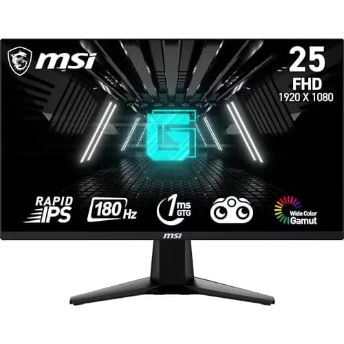 MSI G255F 24.5" 1080p 180Hz IPS Monitor image