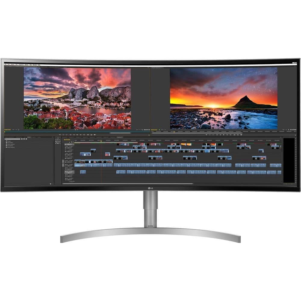 LG 38WK95C-W 37.5" 3840x1600 60Hz IPS Curved Monitor main image